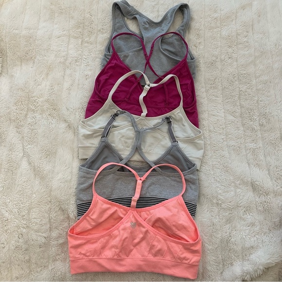 Lot of 5 Quality Sports Bras Size Small S Champion, Calvin Klein Etc EUC - Picture 3 of 10